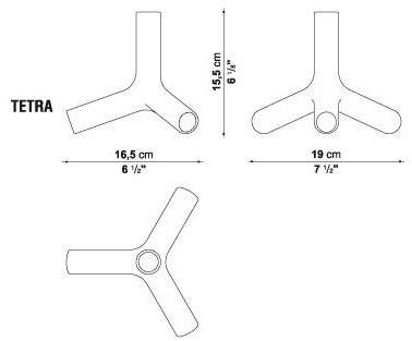 B&B Italia Керамический подсвечник Tetra sun-id-1382342 - Вид №3