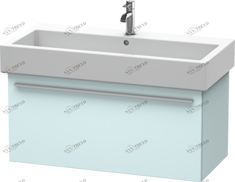XL604500909 Тумбочка подвесная X-Large #XL6045 750 x 443 мм Светло-голубой матовый декор Duravit