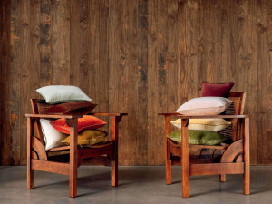 Бархатная прямоугольная однотонная подушка