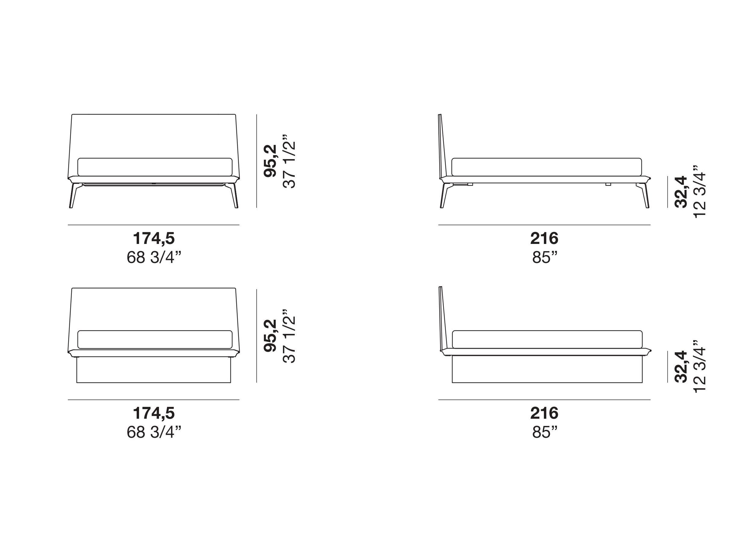 Деревянная двуспальная кровать Alf DaFrè XILO 2 ARCH-00019837 - Вид №5