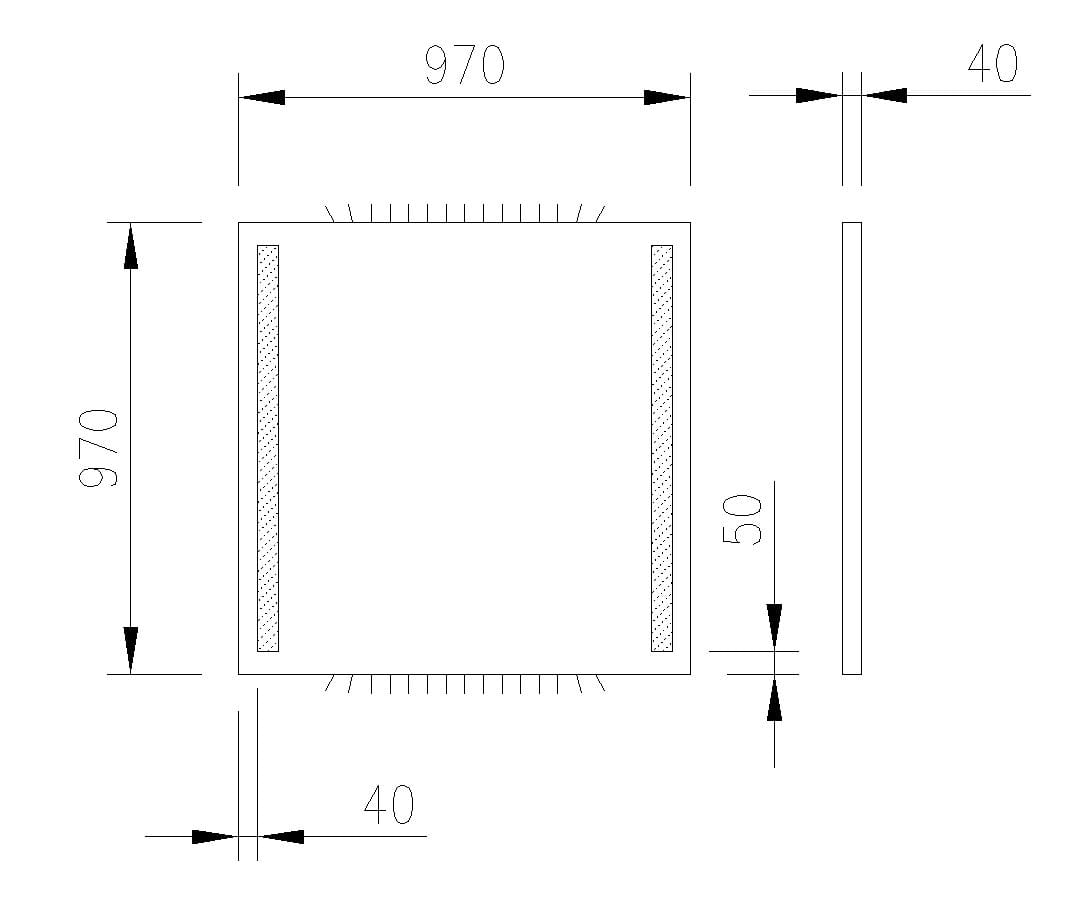 Квадратное зеркало со встроенным настенным освещением Spekkio Star LED ARCH-00045574 - Вид №2