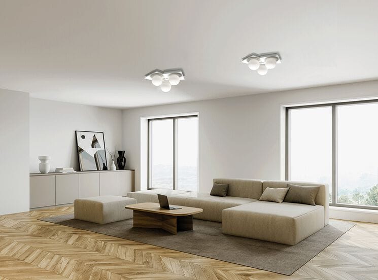 Гипсокартон светодиодный потолочный светильник Tecnico Cicladi ARCH-00017908 - Вид №4