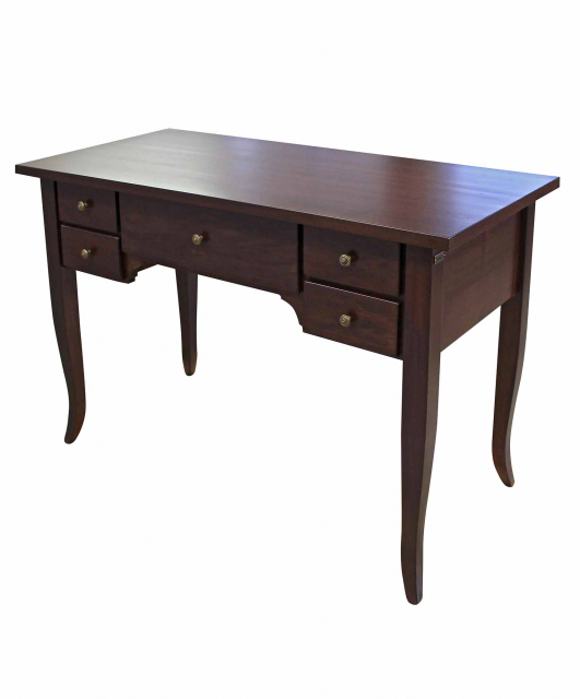 2606 Tifernoit Письменный стол с 5 ящиками, саблевидные ножки Studio - Вид №2