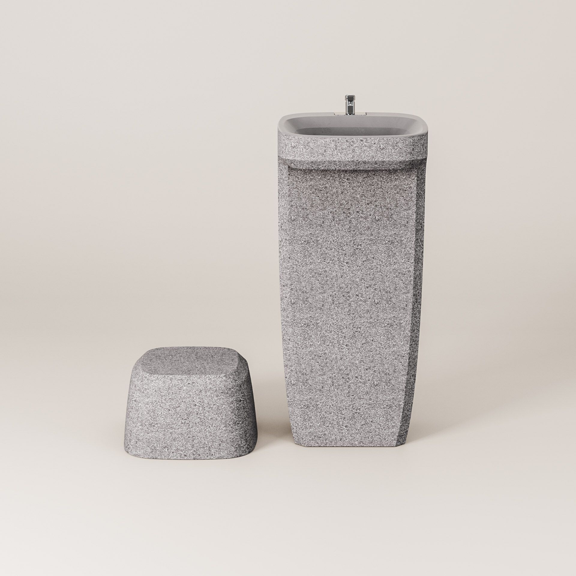 Бетонный пол фонтан Kremen ARCH-00068100 - Вид №8