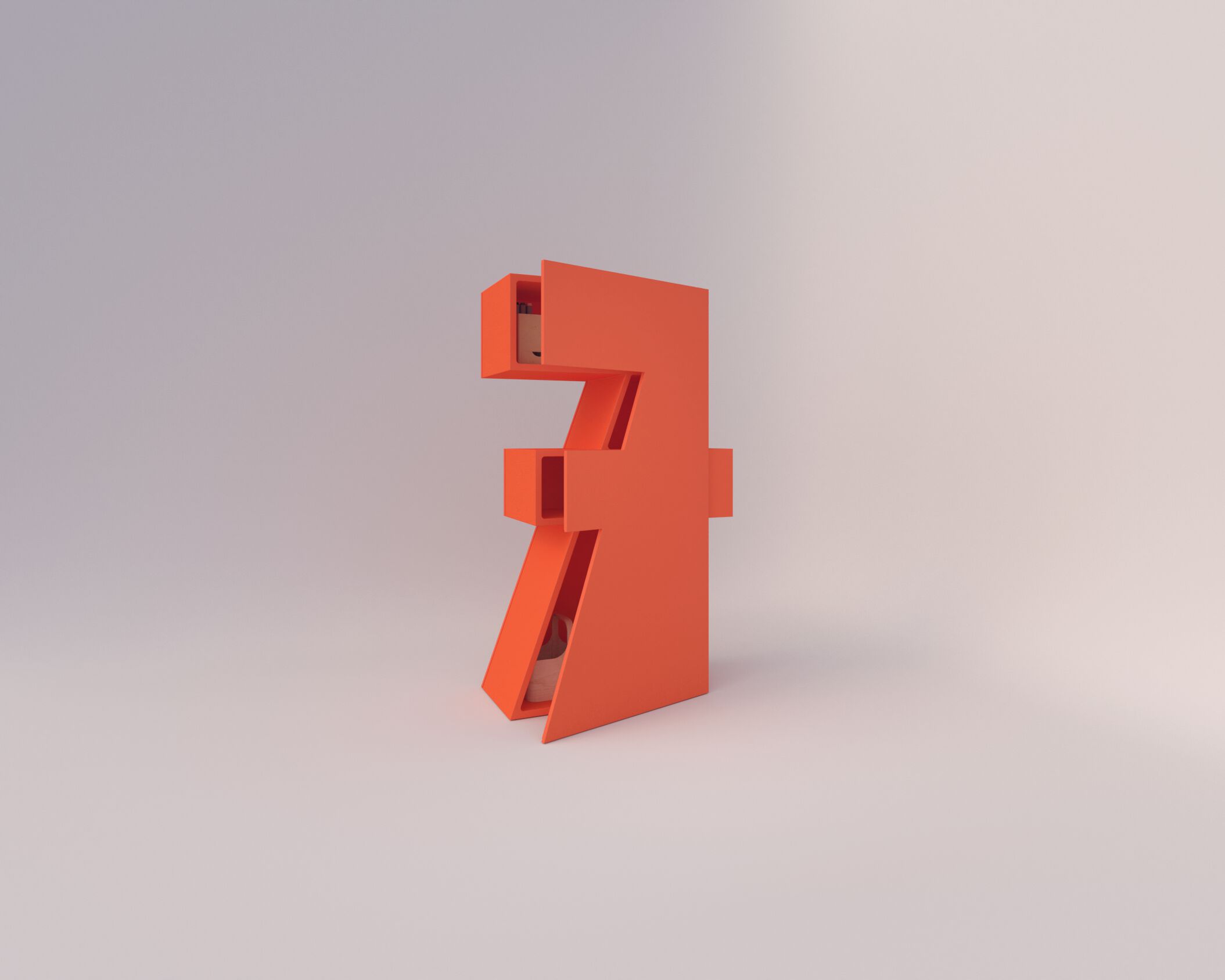 Мебель контейнеры в бетонной конструкции Voltan 555 ARCH-00065661 - Вид №55