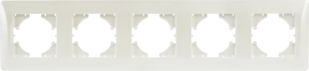 Рамка GUSI Electric Ugra для розеток и выключателей на 5 устройств 83865153