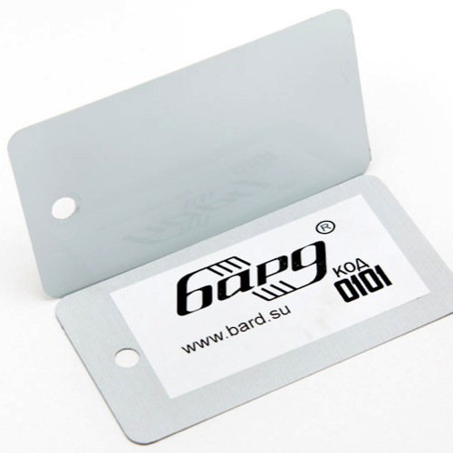 Торцевой П-образ.профиль, белый глянцевый 4м 0101 БАРД 2511130 - Вид №1