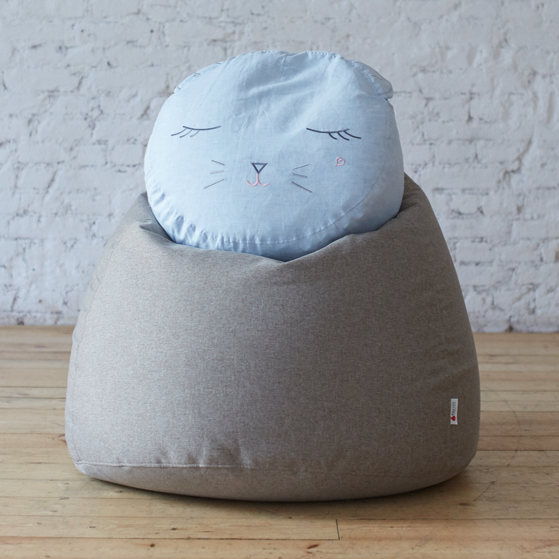 Кресло-мешок "Сальвадор" бежевое Kiton 5 МАСТЕРСКАЯ КРЕСЛО  335312 Серый Santreyd  - Вид №4