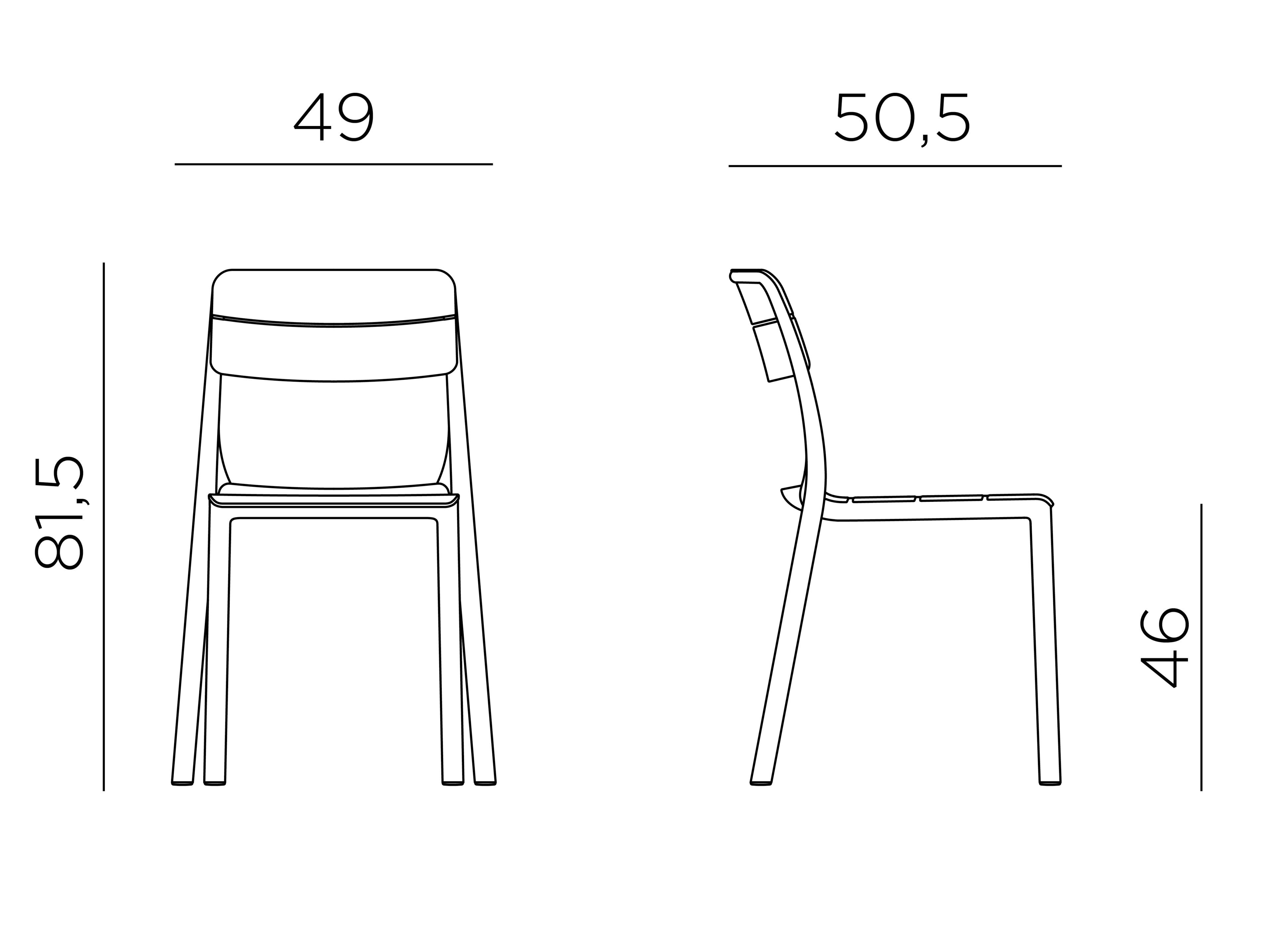 Полипропиленовый садовый стул Nardi Кассия ARCH-00133335 - Вид №11