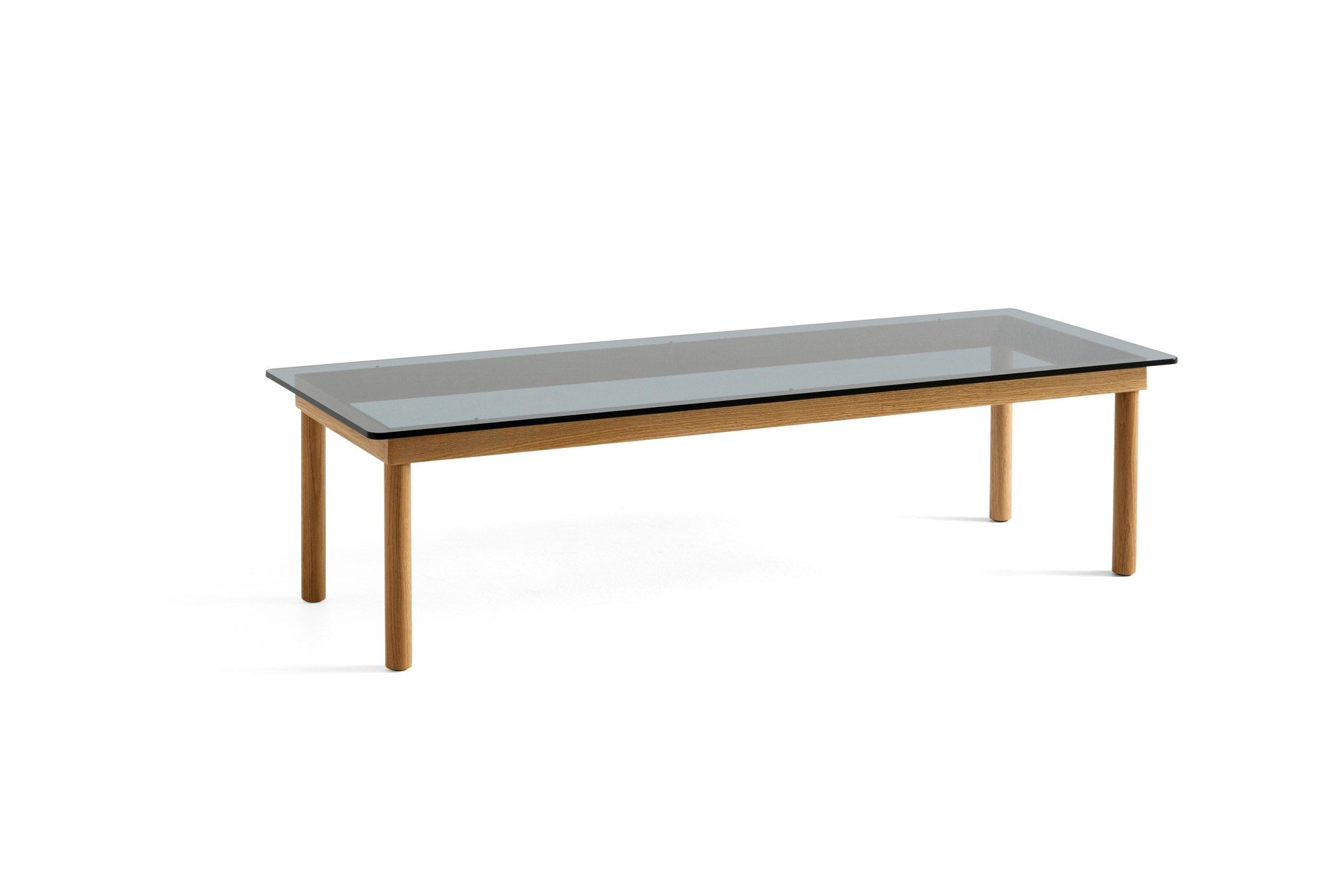 Низкий прямоугольный журнальный столик из дерева и стекла Hay KOFI ARCH-00118867 - Вид №23