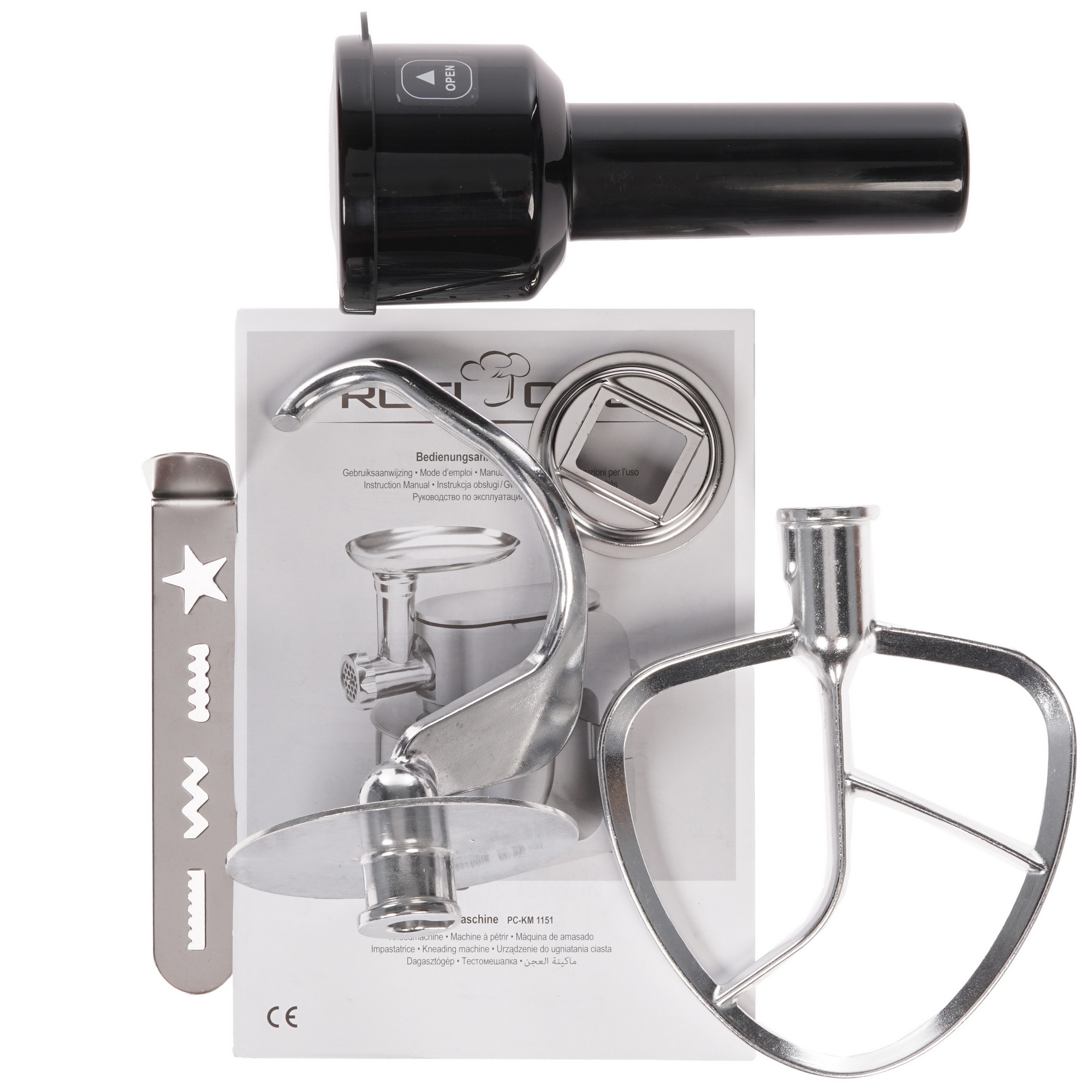 8167908 Кухонная машина Profi Cook PC-KM 1151 серебристый ProfiCook STDN-0069561 - Вид №10