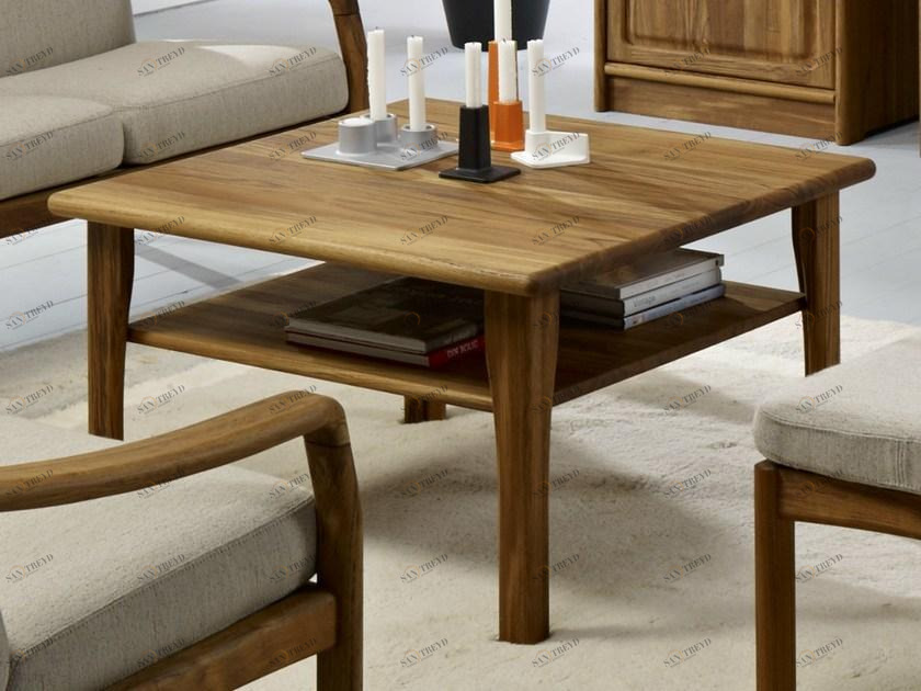 Dyrlund Квадратный деревянный журнальный столик  1254 