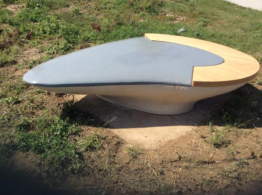 Manufatti Viscio Изогнутая скамья из реконструированного камня sun-id-1491143 - Вид №14