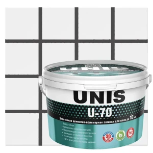 Затирка цементно-полимерная U-70 цвет графит 2 кг