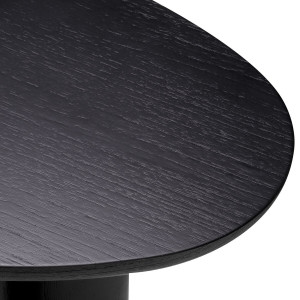 Овальная консоль из шпона