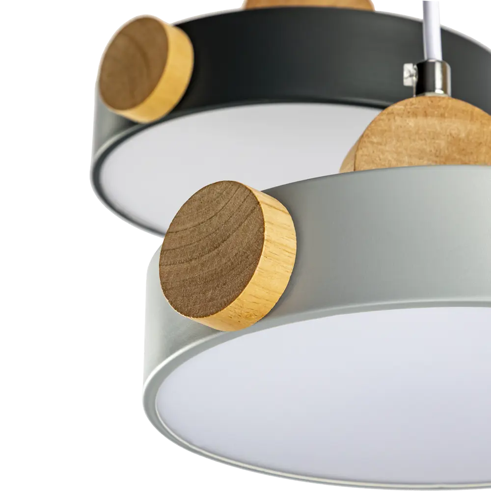 Люстра подвесная светодиодная Ritter Scandia 52078 8 42 Вт 15 м² регулируемый белый свет цвет белый/серый/антрацит/дерево 89195499 STLM-2169760  - Вид №12
