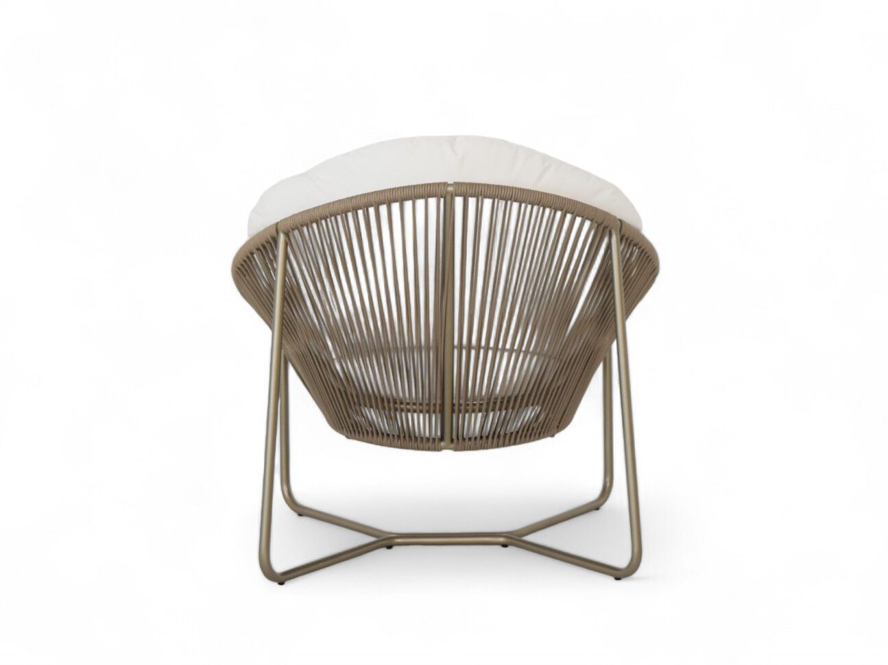 Веревочное и алюминиевое садовое кресло ABLE NOEMA ARCH-00046744 - Вид №5