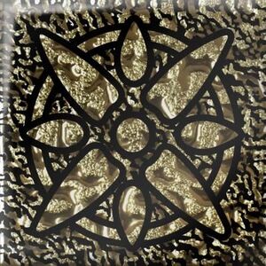 Напольная вставка Звезда золото 6,6х6,6