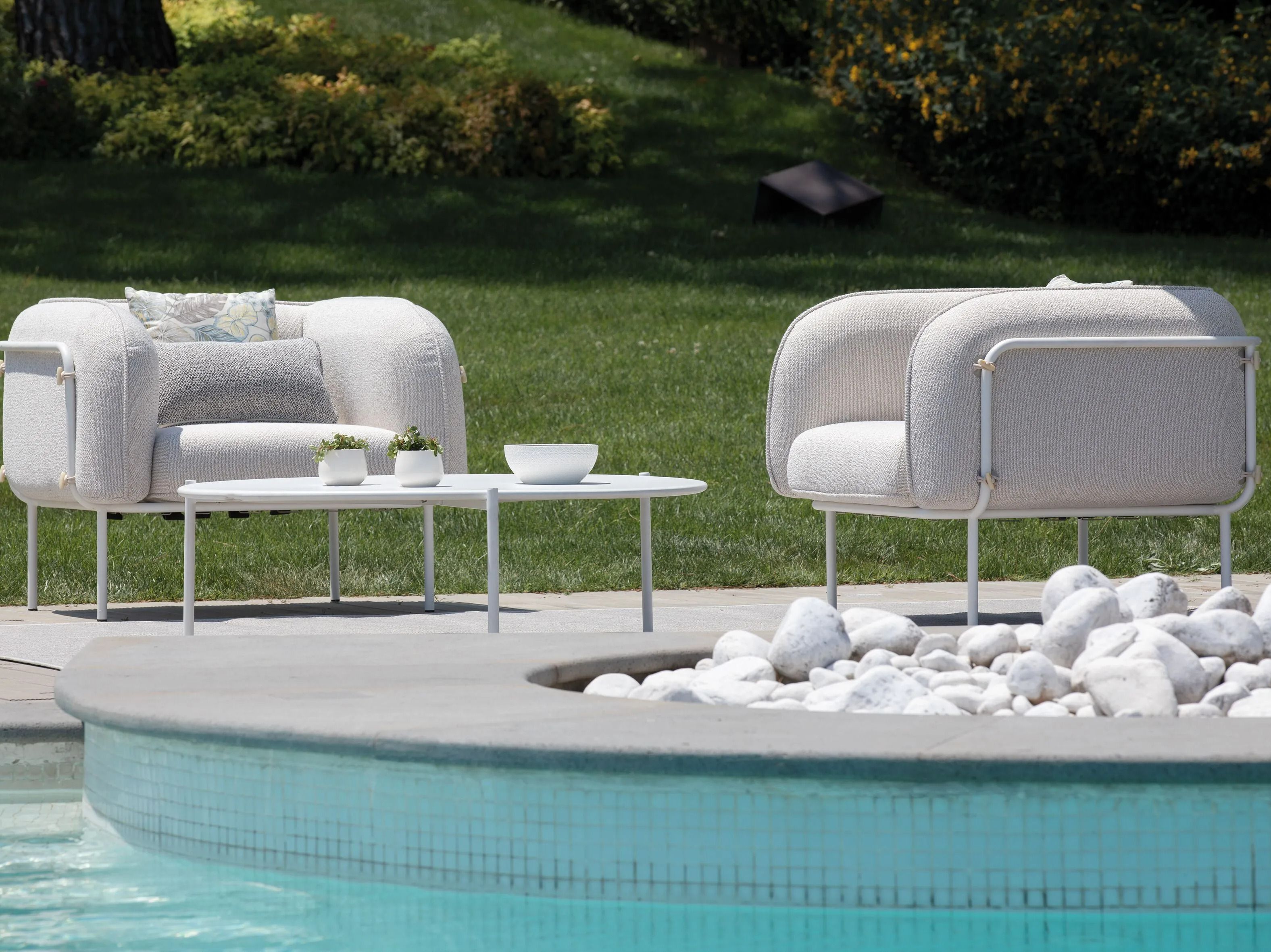 Тканевое садовое кресло с подлокотниками Vermobil Alamari ARCH-00135397 - Вид №6