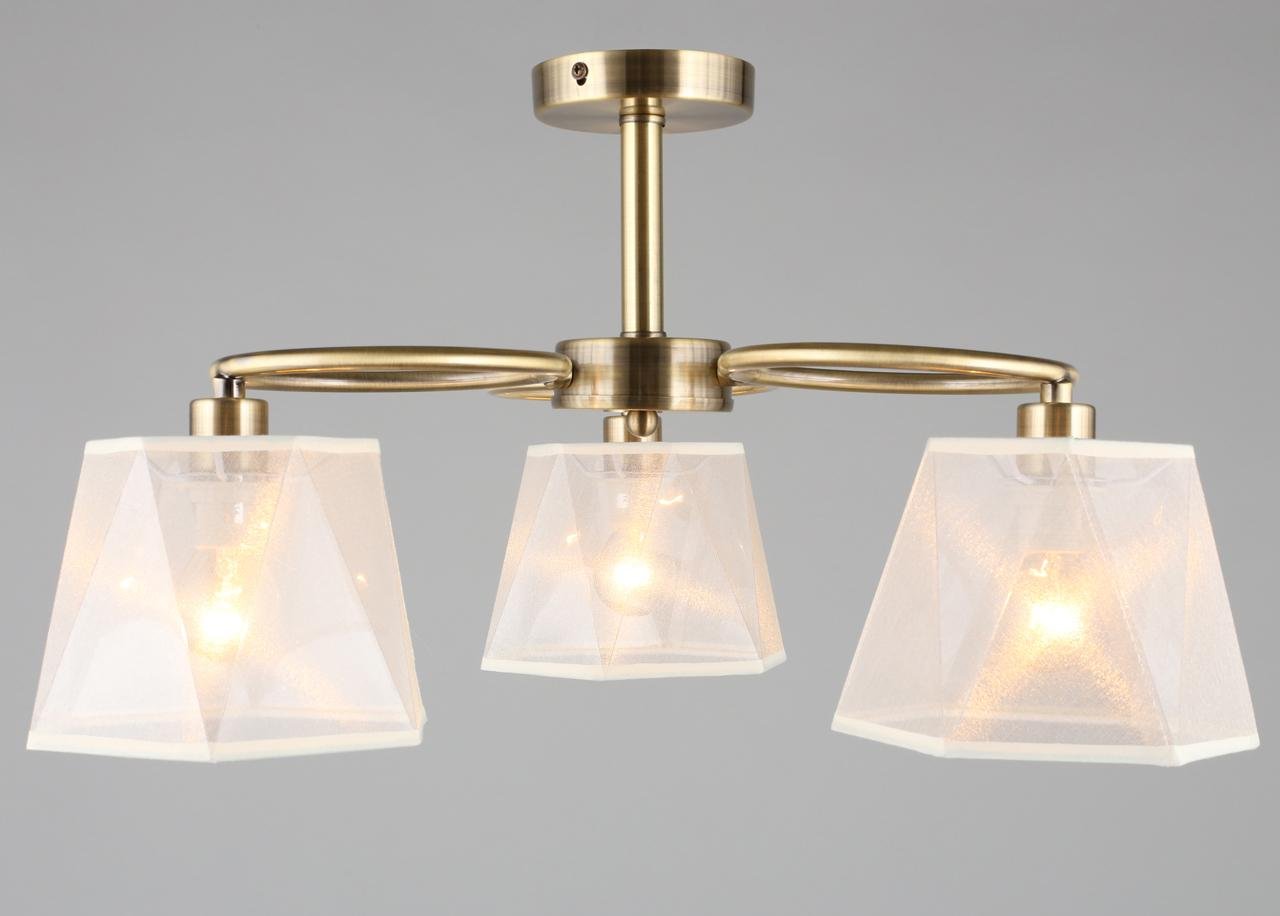 Потолочная люстра Omnilux Rapallo OML-65017-03 OMNILUX RAPALLO 328881 Белый;бронза  - Вид №2