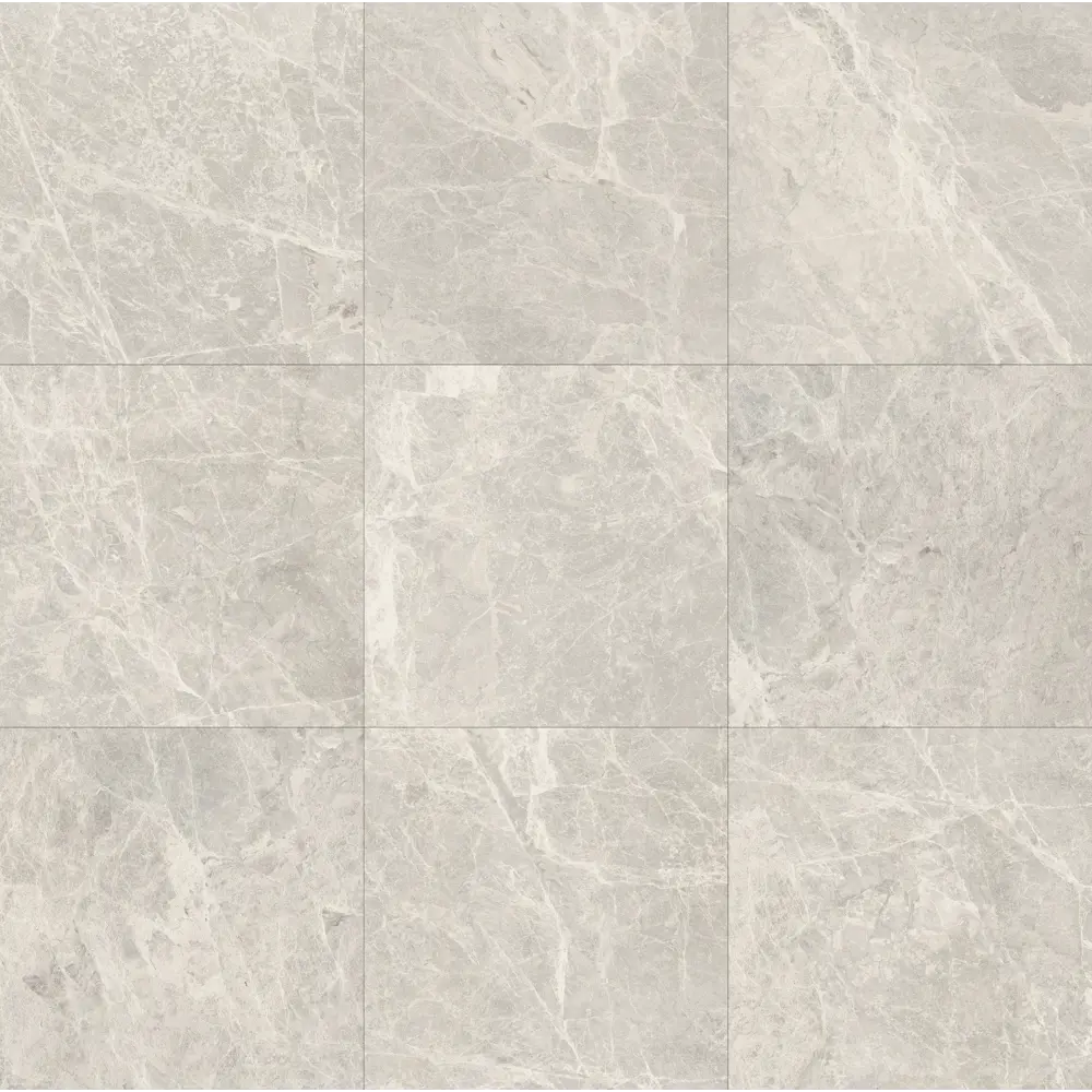 Глазурованный керамогранит Portofino Light Grey Lapp 60x60 см 1.44 м² лаппатированный цвет светло-серый Santreyd STLM-2117087 - Вид №1