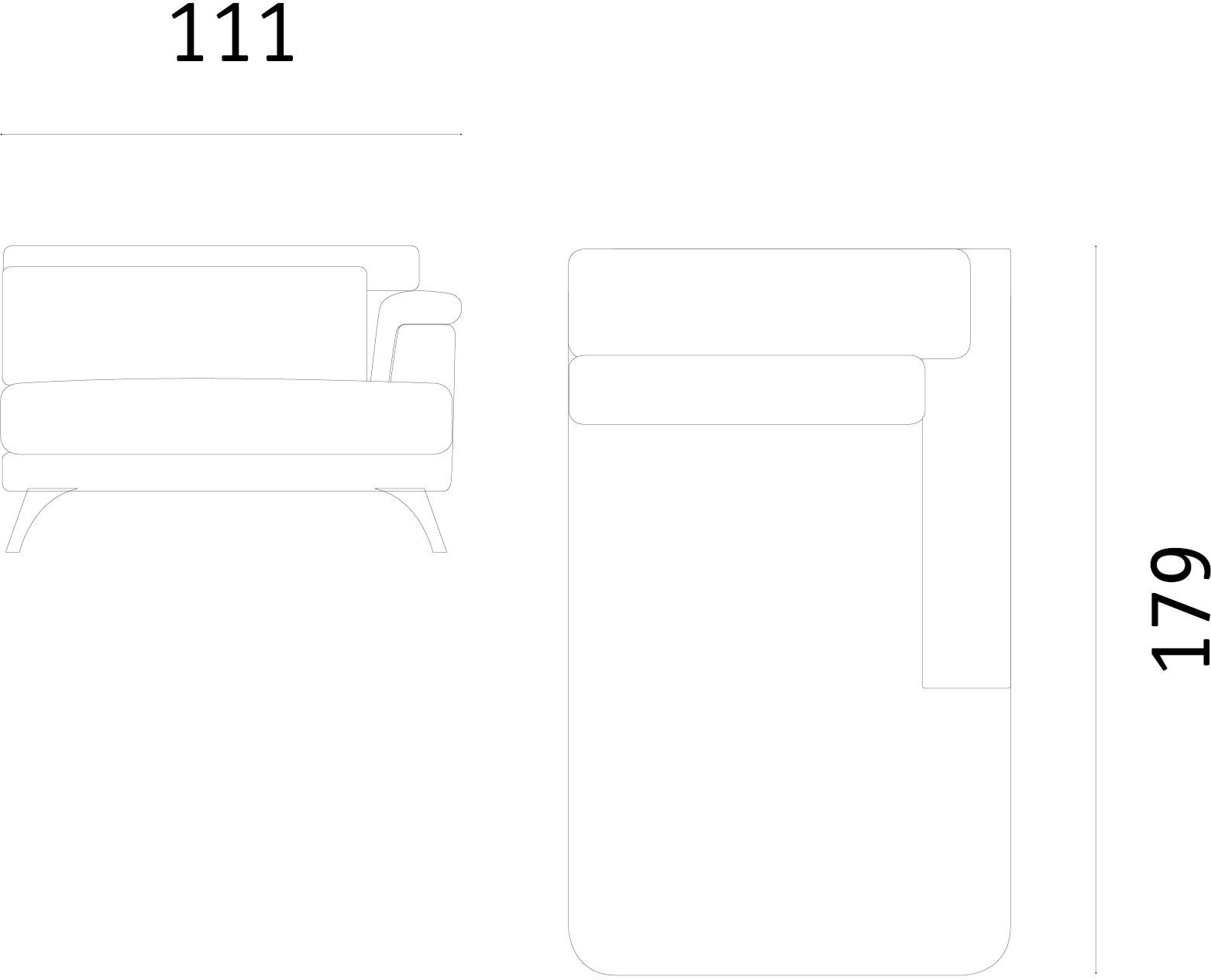 Febal Casa Мягкий тканевый диван с шезлонгом sun-id-1377887 - Вид №7