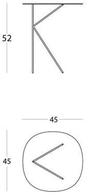 MEMEDESIGN Круглый журнальный столик на контракт sun-id-1513074 - Вид №7