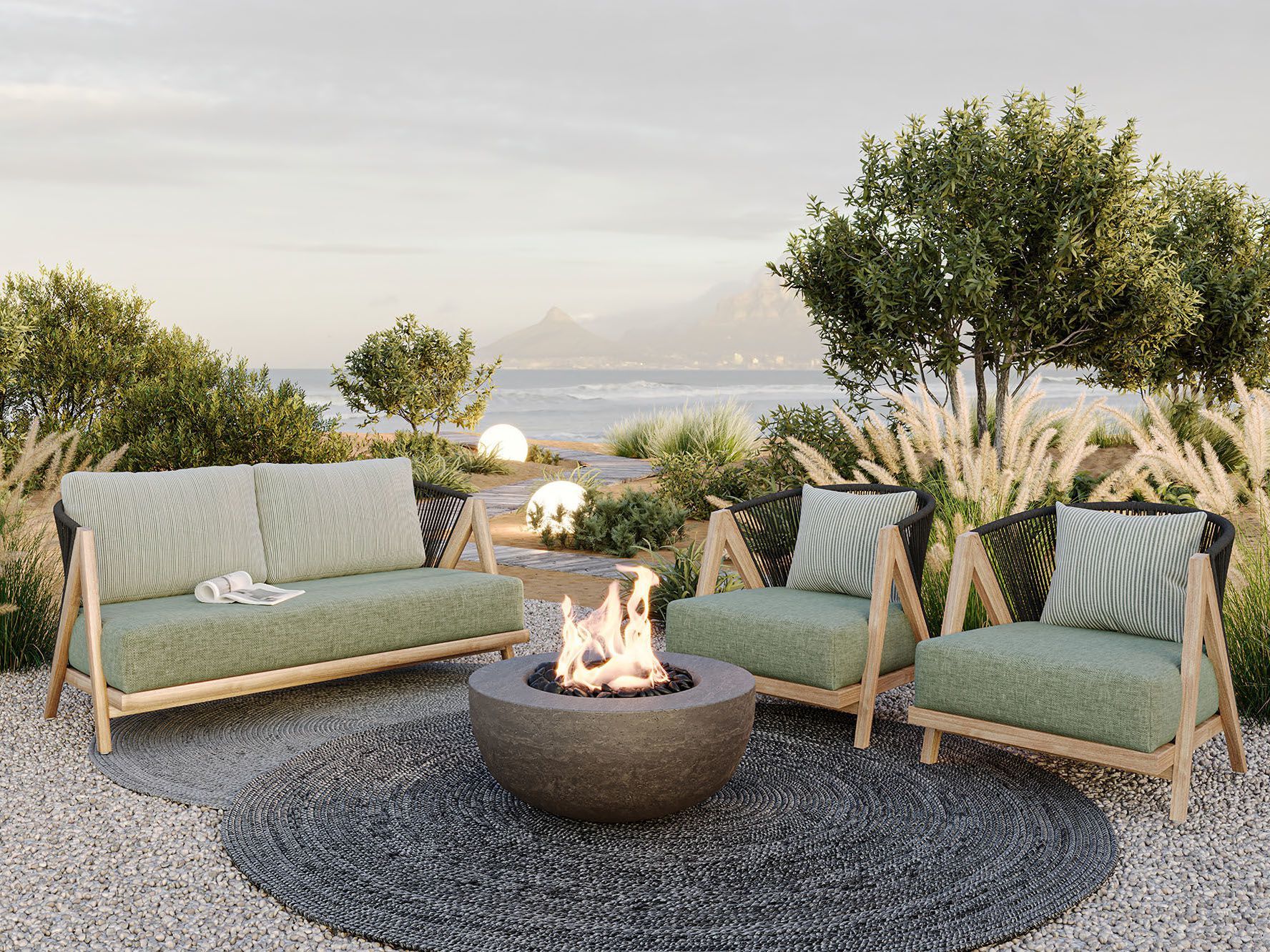 2-местный мягкий ТИК садовый диван Walters Arbor ARCH-00046291 - Вид №6