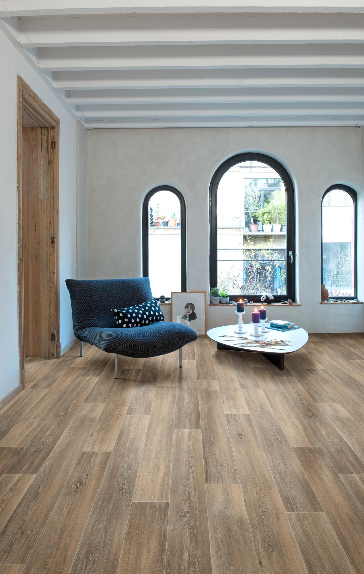 Нескользящий виниловый пол с эффектом дерева BEAUFLOR Quintex ARCH-00027971 - Вид №2