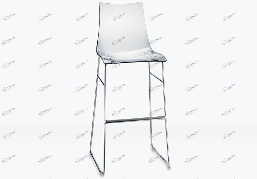SCAB DESIGN Высокий табурет из поликарбоната салазок Zebra sun-id-1512286