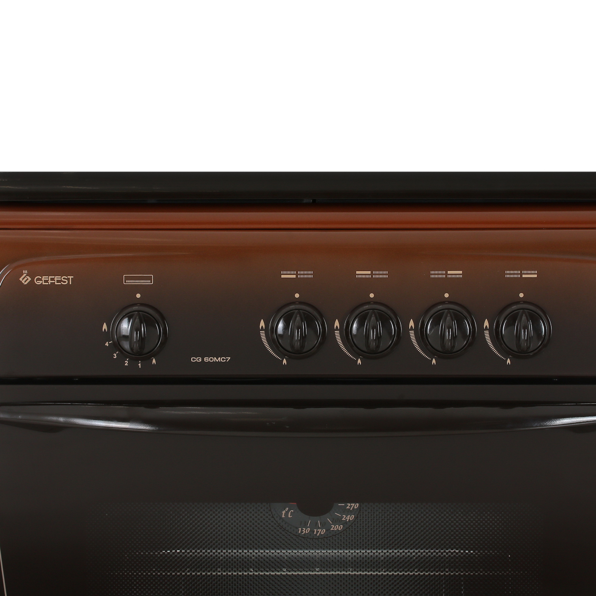 9082349 Газовая плита Gefest CG 60М C7 К83 коричневый STDN-0059024 - Вид №4