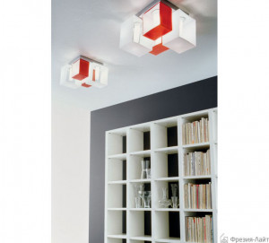 Panzeri P9033-4 whitе/red Domino потолочный