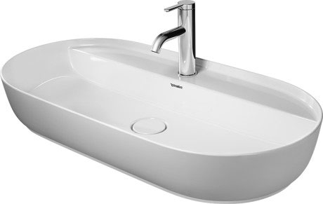 0380800000 Подвесная раковина настенная овальная Duravit Luv - Вид №1