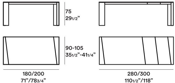 JESSE Выдвижной прямоугольный деревянный стол для гостиной в современном стиле sun-id-1370524 - Вид №3
