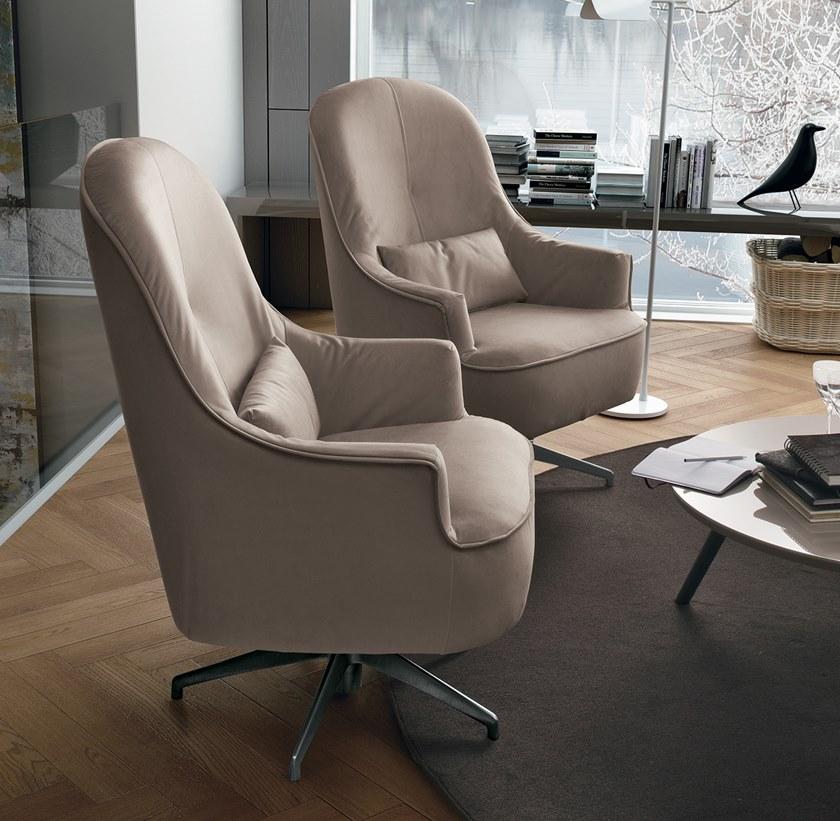 Colombini Casa Поворотное кожаное кресло sun-id-1375645 - Вид №2