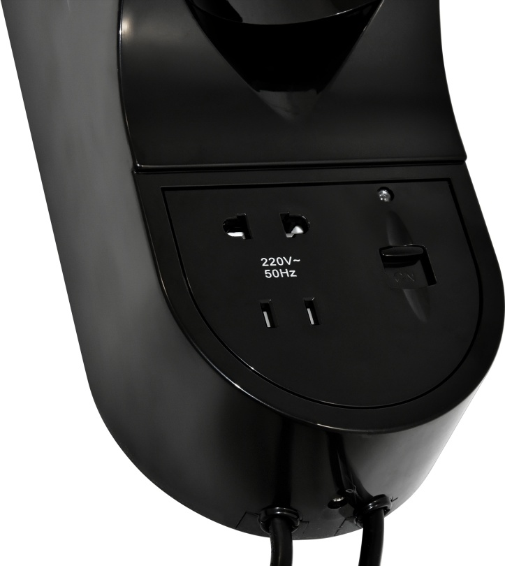 0405.013 Фен для волос с доп розеткой 1600ВlB PUFF  - Вид №3