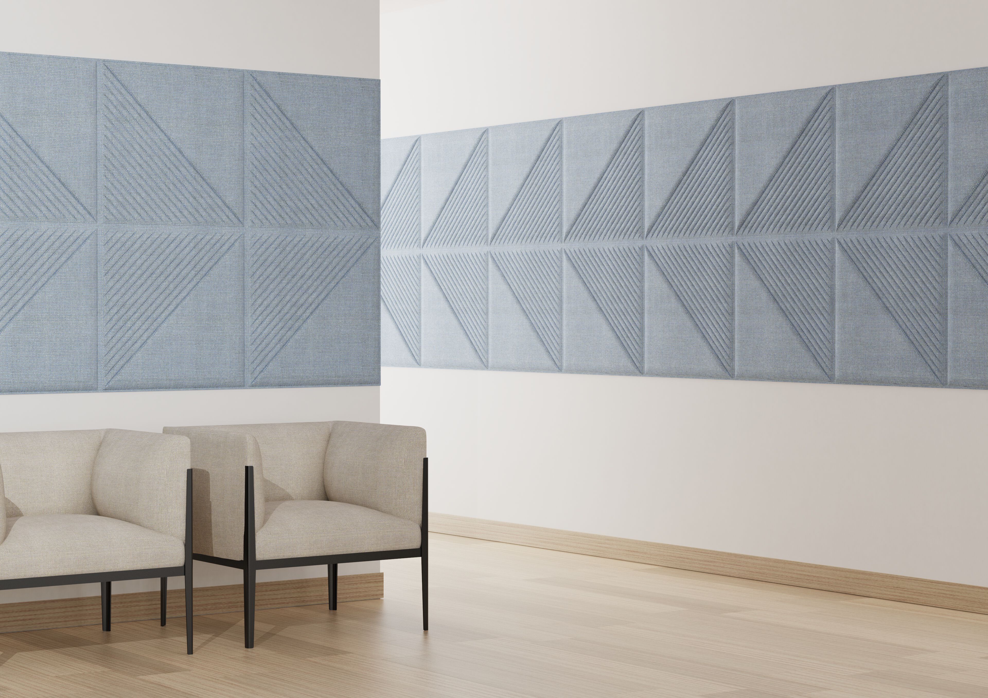 Рециркулированная акустическая панель из полиэфирного волокна Isolspace OBLIQUE ARCH-00052749 - Вид №18