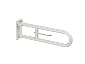 Стальная складная U-образная ручка для ванной комнаты с держателем рулона