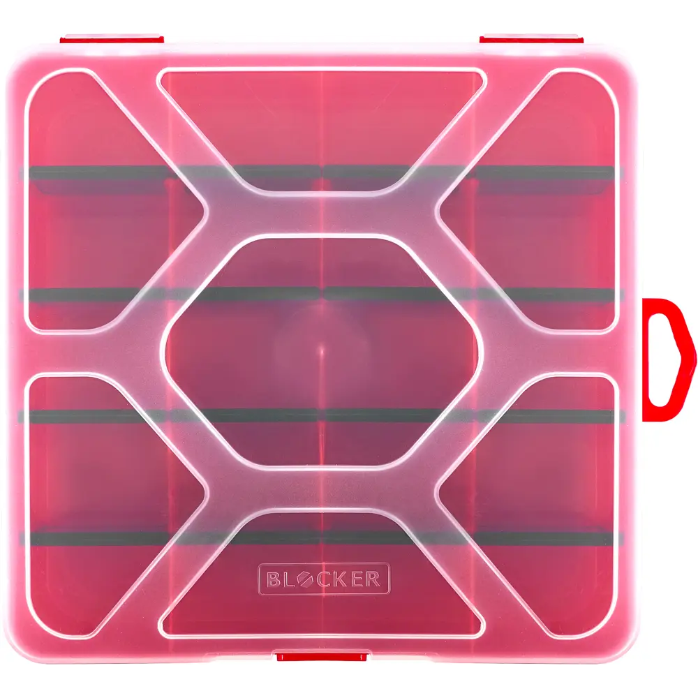 Органайзер Blocker Master-Comfort 8, 20x4.5x20 см, пластик, цвет красный 89179269 STLM-2096107 Santreyd  - Вид №1