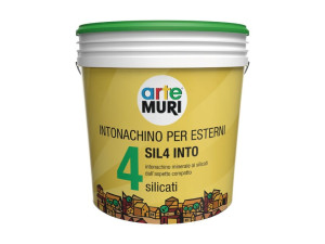 Силикатная минеральная штукатурка, размер зерна 1,2-1,5-2-3 мм