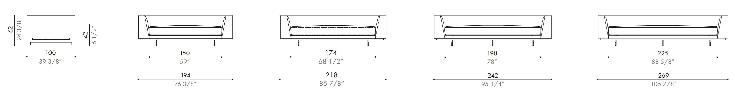 Ткань диван Désirée divani SHERIDAN ARCH-00114413 - Вид №4