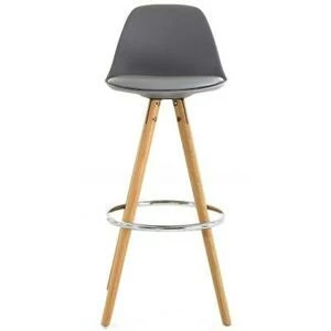 Стул барный Circus, серо-голубой