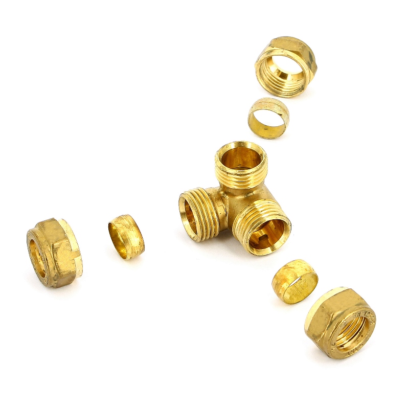 Тройник обжим трехплоскостной TIEMME 22х22х22 1037G222222 - Вид №4