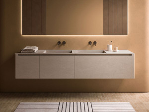 Столешница из MDi со встроенной раковиной