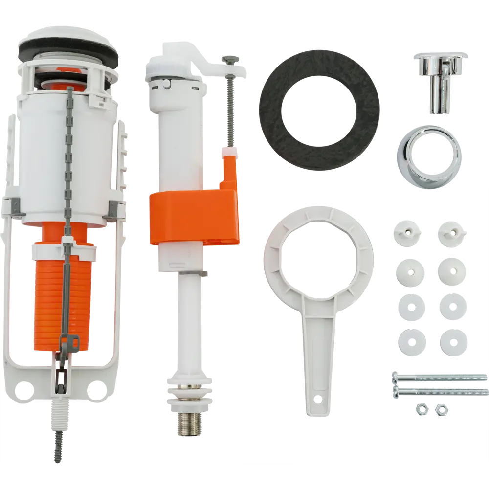 Арматура с кнопкой разъединяемой Equation пластик нижняя подводка STLM-2166013 - Вид №1