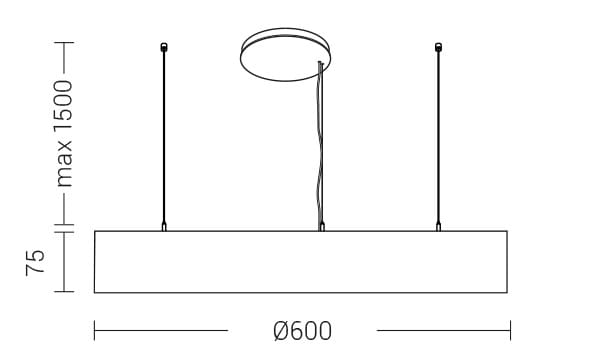Алюминиевый светодиодный подвесной светильник Rossini Illuminazione Cercle ARCH-00071761 - Вид №6