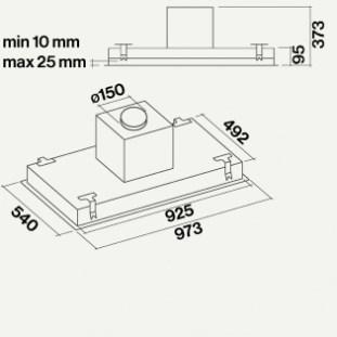 Falmec Потолочная вытяжка из нержавеющей стали Design+ sun-id-1456820 - Вид №23
