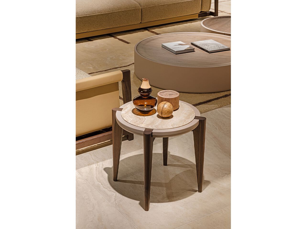 Круглый журнальный столик Turri Kyma ARCH-00132870 - Вид №2