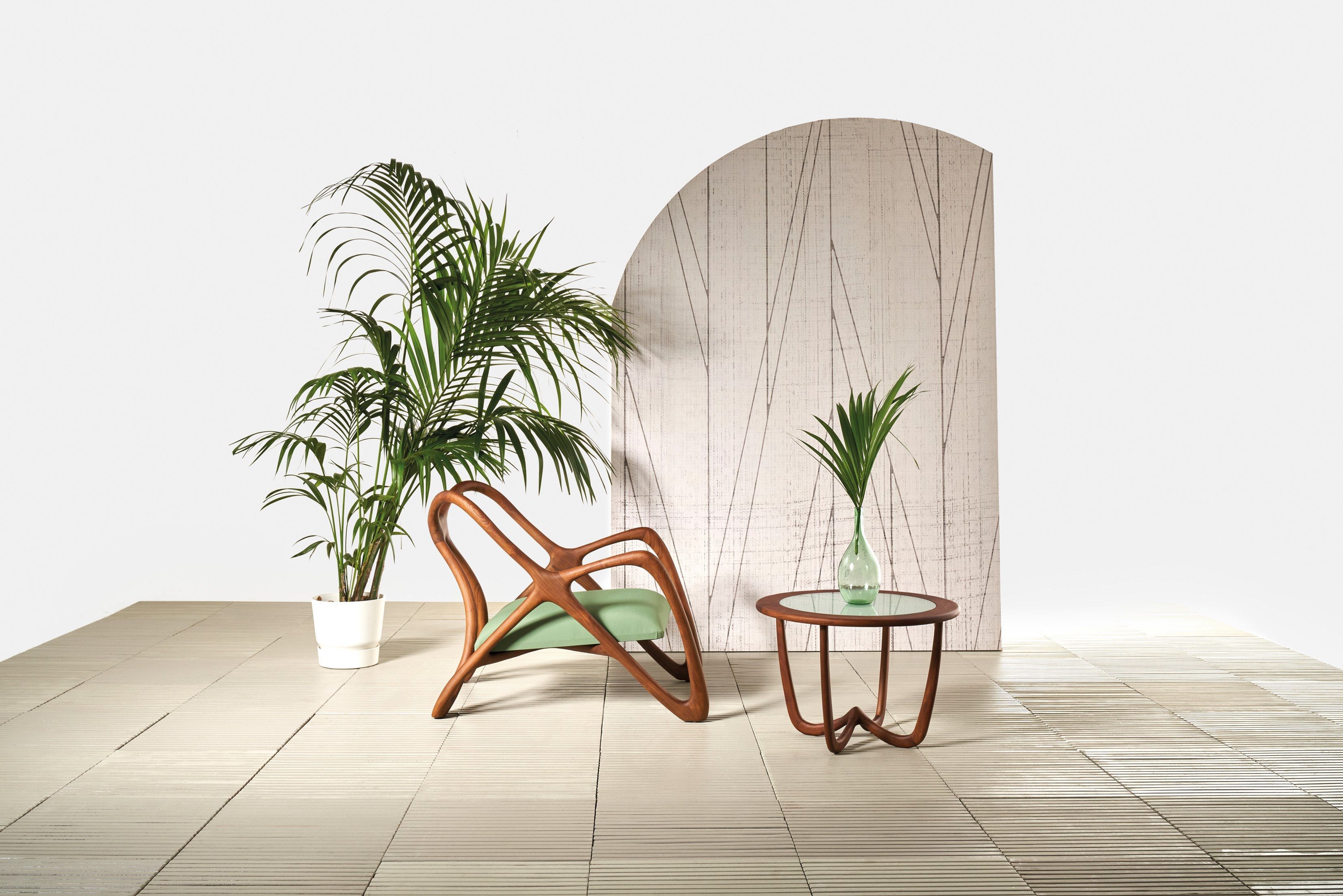 Кресло из тикового дерева с подлокотниками Il Giardino di Legno Nanto ARCH-00053838 - Вид №1