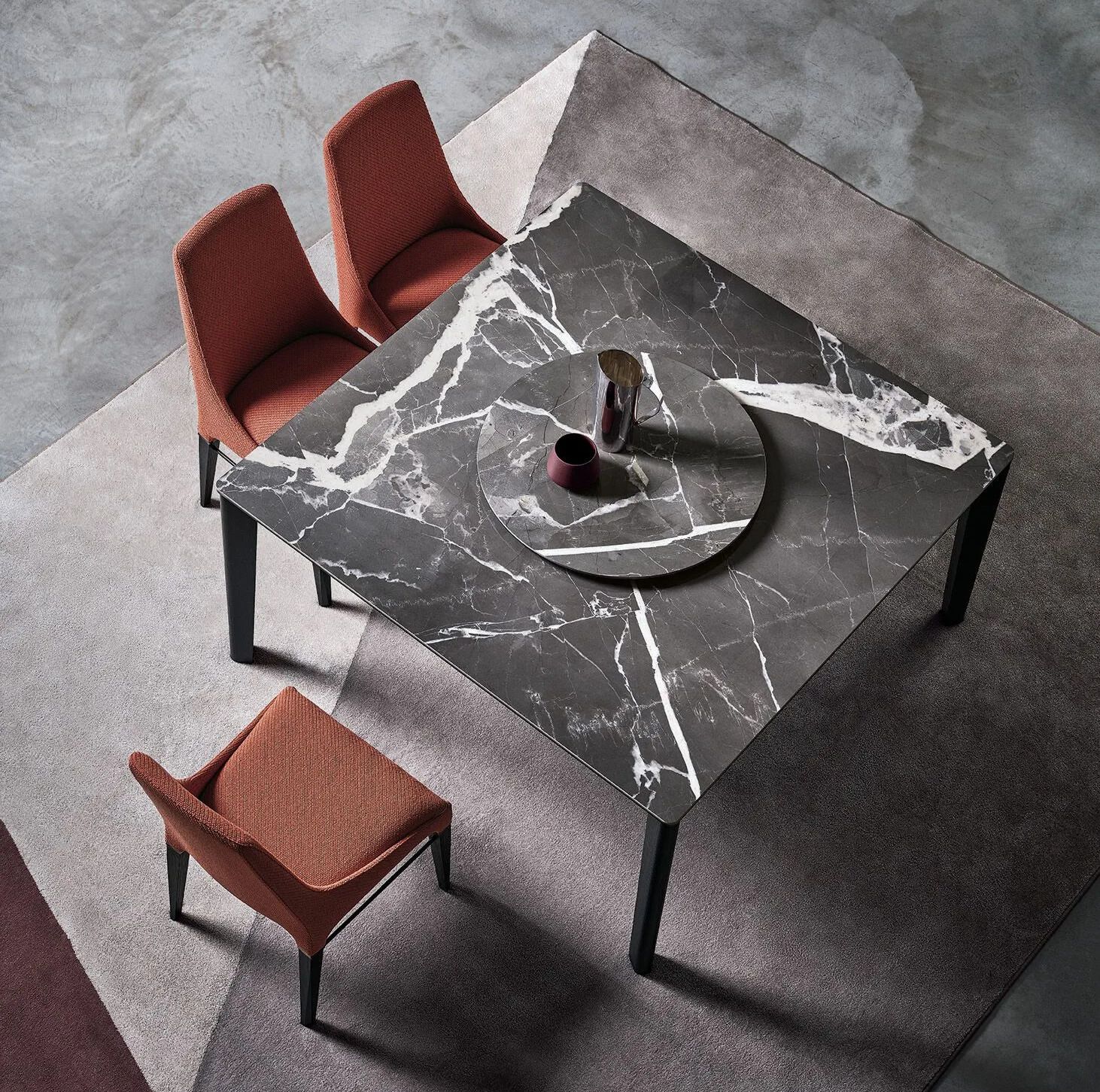 Алюминиевый обеденный стол и Супермармо Bontempi Casa VERSUS ARCH-00109141 - Вид №2